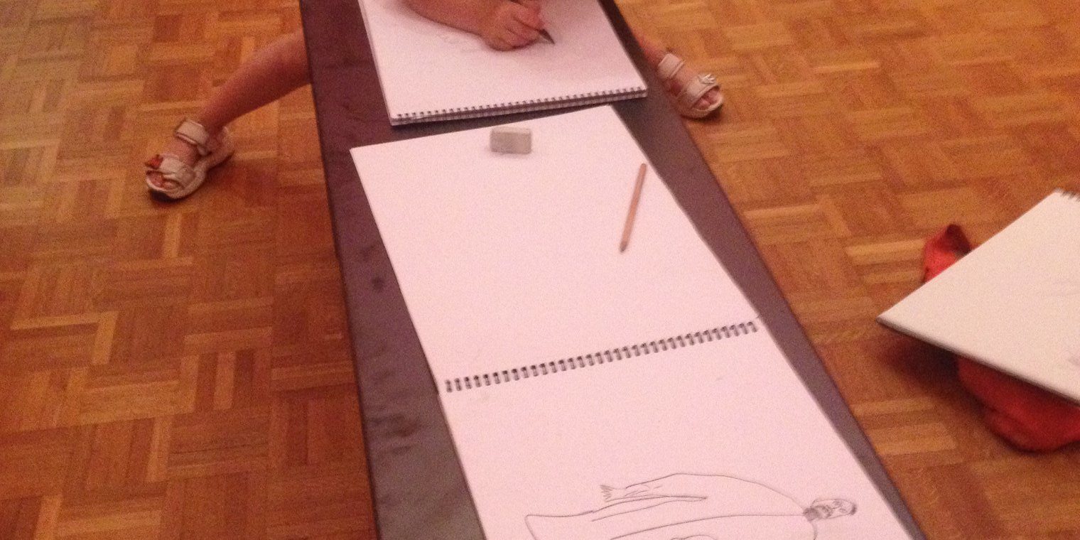 dessin au musée
