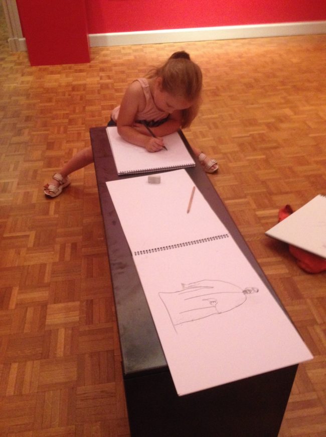 dessin au musée