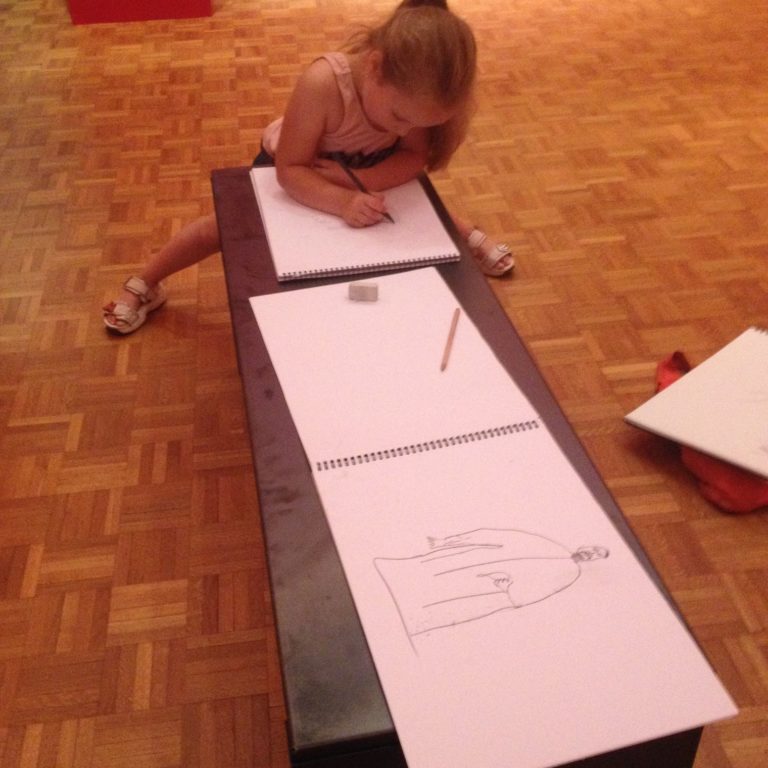 dessin au musée